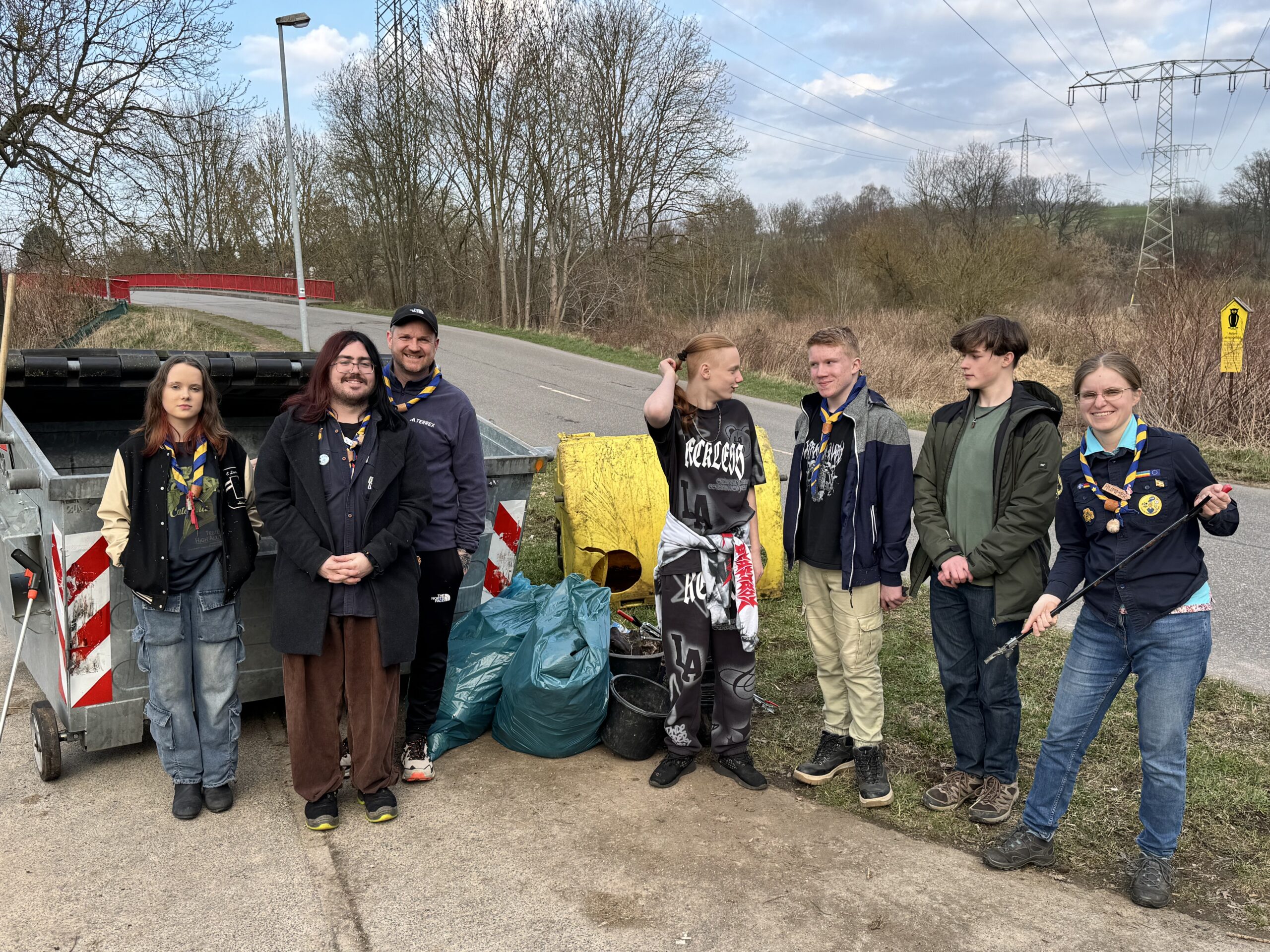 Aktiv für Umwelt und Zukunft: Müllaktion in der Chemnitzaue